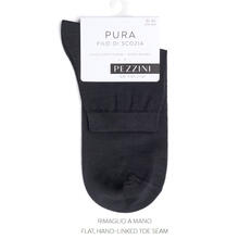 CALZINO DONNA FILO SCOZIA CON BORDINO 